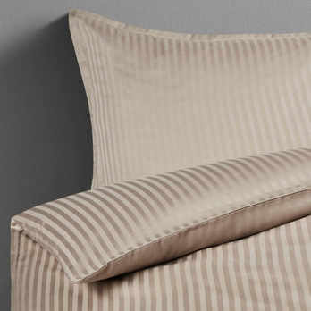 Posteľná bielizeň DAMASK taupe, 2 ks 80x80 cm a 200x200 cm 1