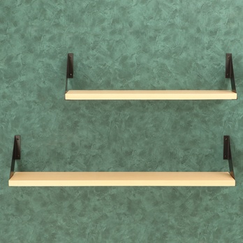 Nástenná polica DANAL buk, šírka 50 cm 2