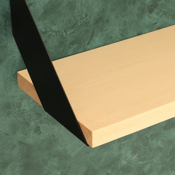 Nástenná polica DANAL buk, šírka 50 cm 3