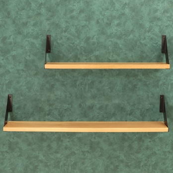 Nástenná polica DANAL dub, šírka 150 cm 2