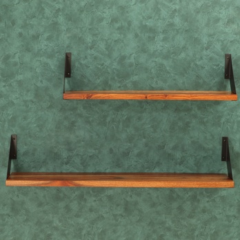 Nástenná polica DANAL palisander, šírka 150 cm 2