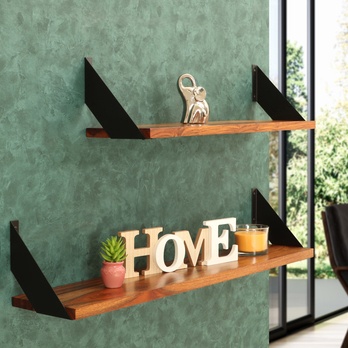 Nástenná polica DANAL palisander, šírka 100 cm 1