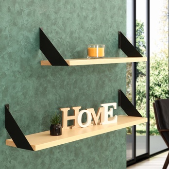 Nástenná polica DANAL buk, šírka 100 cm 1