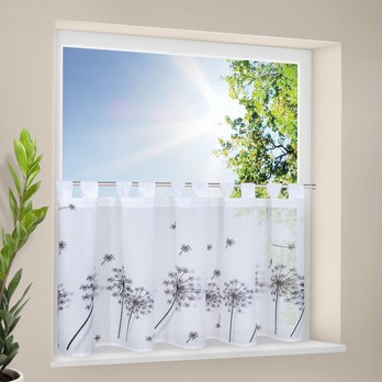 Záclona DANDELION biela, 145x50 cm 1