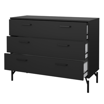 Komoda DANIELA I matná čierna 3