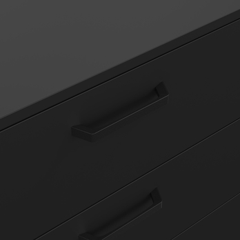 Komoda DANIELA I matná čierna 6