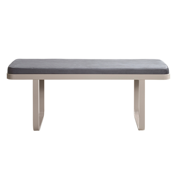 Lavica DARIO kašmírová/antracitová, šírka 115 cm 2