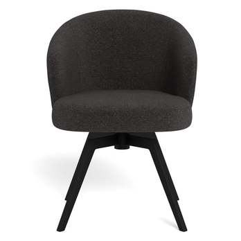 Jedálenská stolička DARLENE antracitová/matná čierna 2