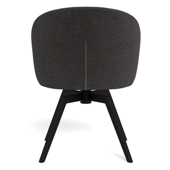 Jedálenská stolička DARLENE antracitová/matná čierna 3