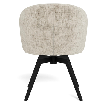 Jedálenská stolička DARLENE béžová/matná čierna 3
