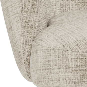 Jedálenská stolička DARLENE béžová/matná čierna 7