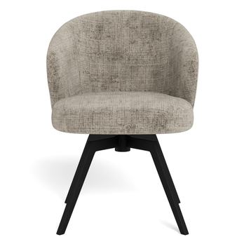 Jedálenská stolička DARLENE sivá/matná čierna 2