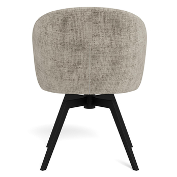 Jedálenská stolička DARLENE sivá/matná čierna 3