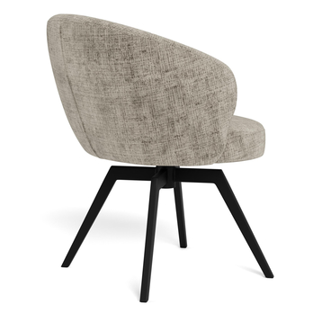 Jedálenská stolička DARLENE sivá/matná čierna 4