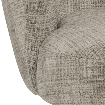 Jedálenská stolička DARLENE sivá/matná čierna 7