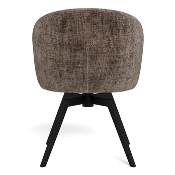 Jedálenská stolička DARLENE hnedá/matná čierna 2