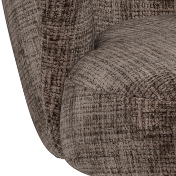 Jedálenská stolička DARLENE hnedá/matná čierna 6