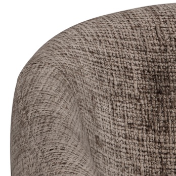 Jedálenská stolička DARLENE hnedá/matná čierna 7