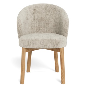 Jedálenská stolička DARLENE béžová/matný dub 2