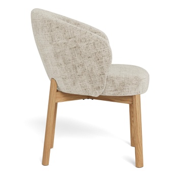 Jedálenská stolička DARLENE béžová/matný dub 4