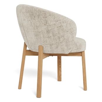 Jedálenská stolička DARLENE béžová/matný dub 5