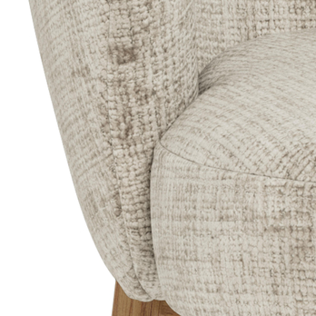 Jedálenská stolička DARLENE béžová/matný dub 7