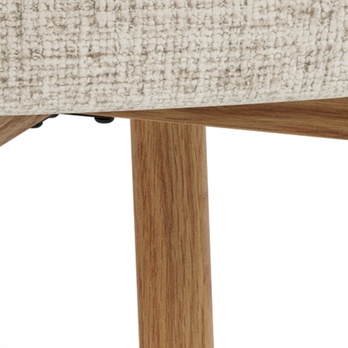 Jedálenská stolička DARLENE béžová/matný dub 8