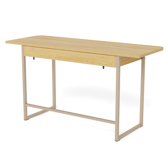 Konzolový stolík DARLINGTON 140 dub/sivá 2