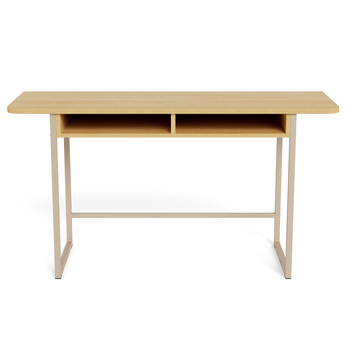 Konzolový stolík DARLINGTON 140 dub/sivá 4