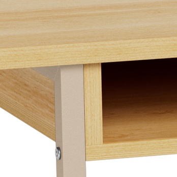 Konzolový stolík DARLINGTON 140 dub/sivá 5