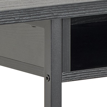 Konzolový stolík DARLINGTON 140 popolavá čierna/matná čierna 4