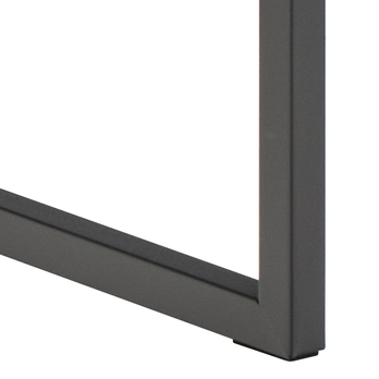 Konzolový stolík DARLINGTON 140 popolavá čierna/matná čierna 6