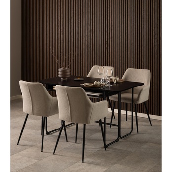 Jedálenský stôl DARLINGTON čierna 1