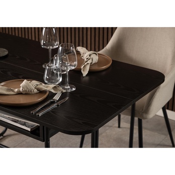 Jedálenský stôl DARLINGTON čierna 3