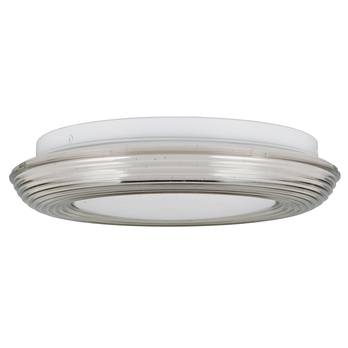 Stropné svietidlo DARO biela/hnedá, priemer 27 cm 3