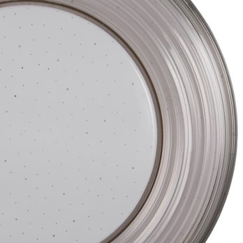 Stropné svietidlo DARO biela/hnedá, priemer 27 cm 6