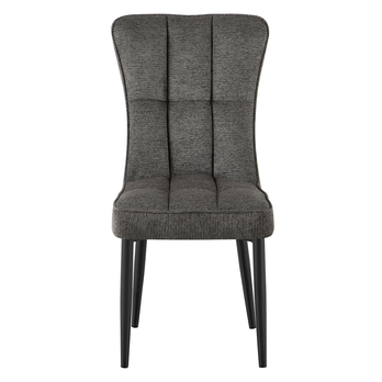 Jedálenská stolička DAVOR tmavosivá 2