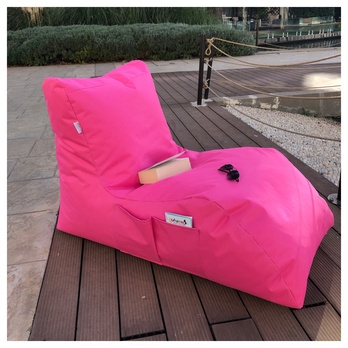 Outdoor sedací vak DAYBED ružová 1