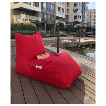 Outdoor sedací vak DAYBED červená 1