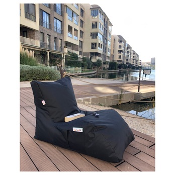 Outdoor sedací vak DAYBED čierna 1