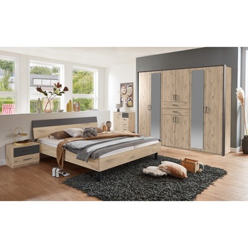 Komoda DEANNA 1 dub viking/grafitová 1