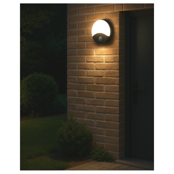 Vonkajšie nástenné LED svietidlo DEBI čierna/biela 2