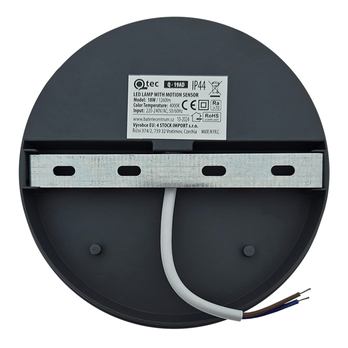 Vonkajšie nástenné LED svietidlo DEBI čierna/biela 5