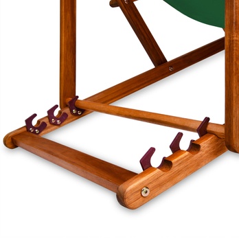 Záhradné ležadlo DECK zelená 5