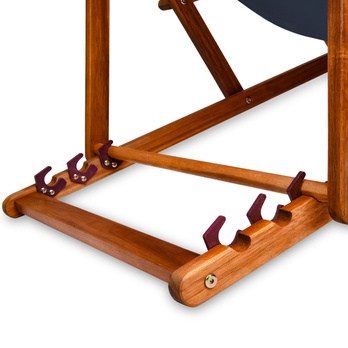 Záhradné ležadlo DECK antracitová 5