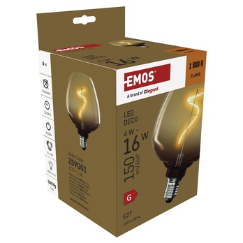 Dekoratívna LED žiarovka DECO Z59G01 E27, 4W, teplá biela 4