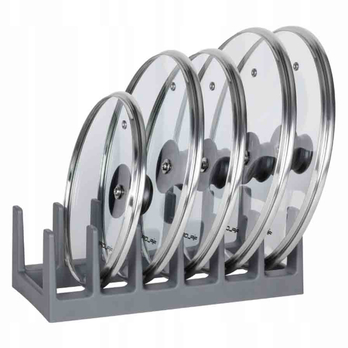 Stojan na pokrievky DECO sivá 1