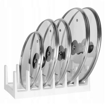 Stojan na pokrievky DECO biela 1