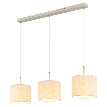 Závesné svietidlo DELEON 3 piesková 2