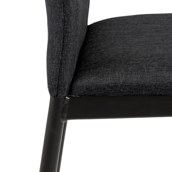 Barová stolička DEMINA sivá/čierna 4